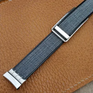 11/16" Hadley Elgin Duo-Linen 17.2mm nos Unused 1950s Vintage Watch Band