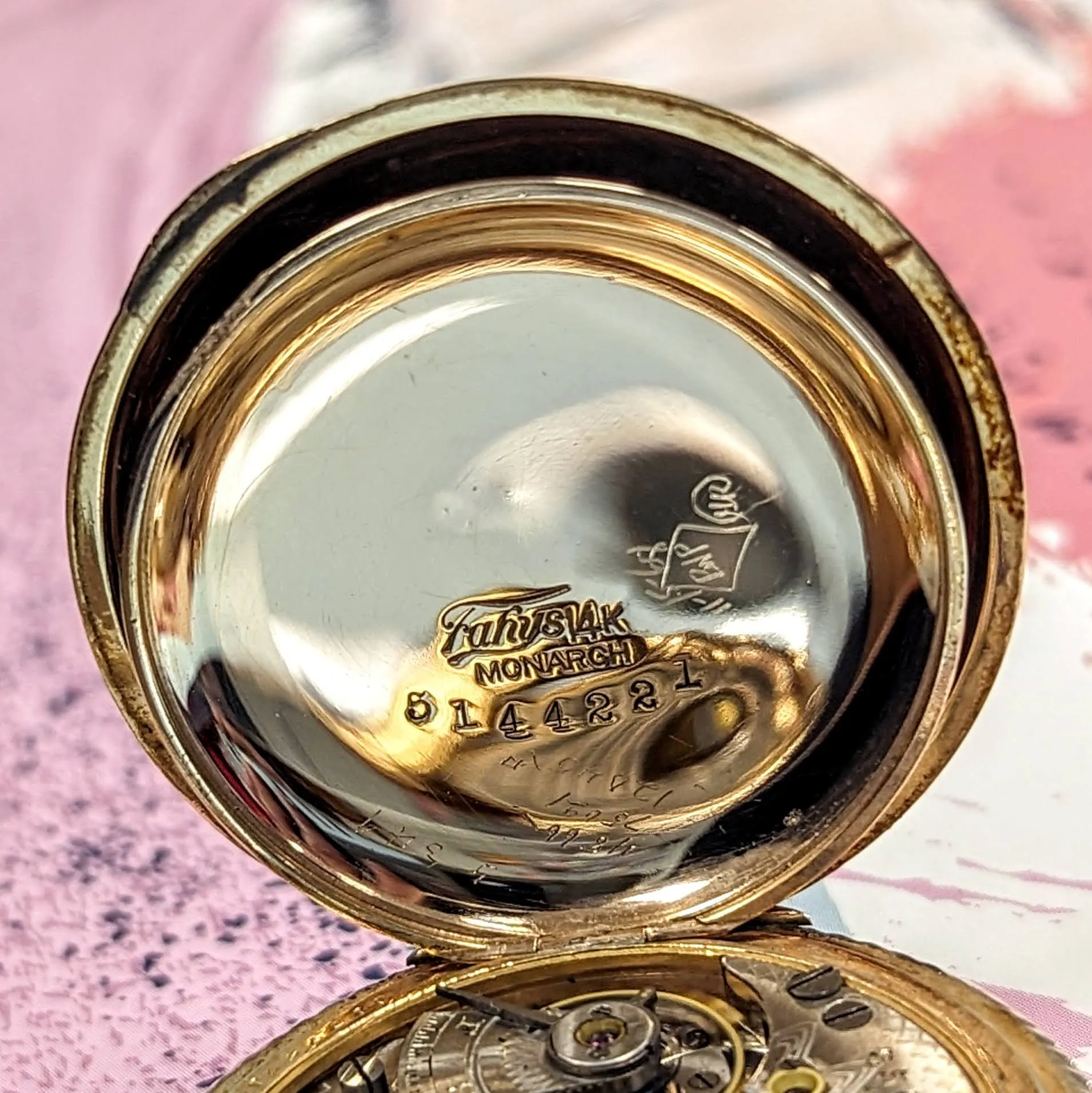 1897 ELGIN Dress Pocket Watch 0s 15 Jewels Grade 130 Model 1 U.S.A. Made - Engraved Case
