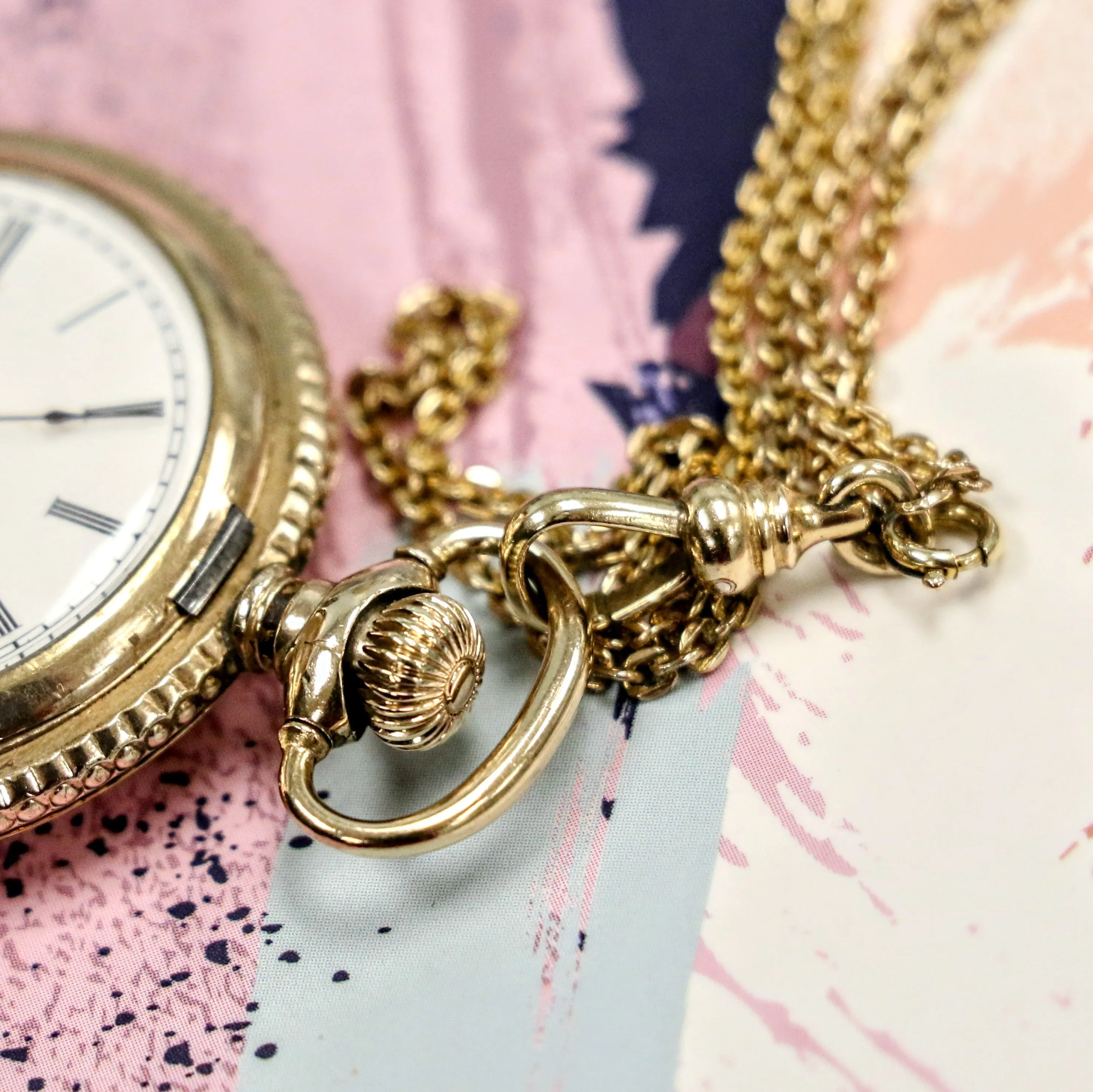 1897 ELGIN Dress Pocket Watch 0s 15 Jewels Grade 130 Model 1 U.S.A. Made - Engraved Case
