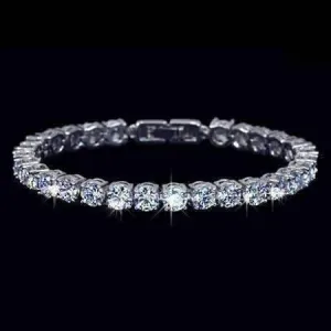 18K White Gold Plated Luxor Versatile Tennis Bracelet for Women Special Occasion Anniversary Birthday Holiday