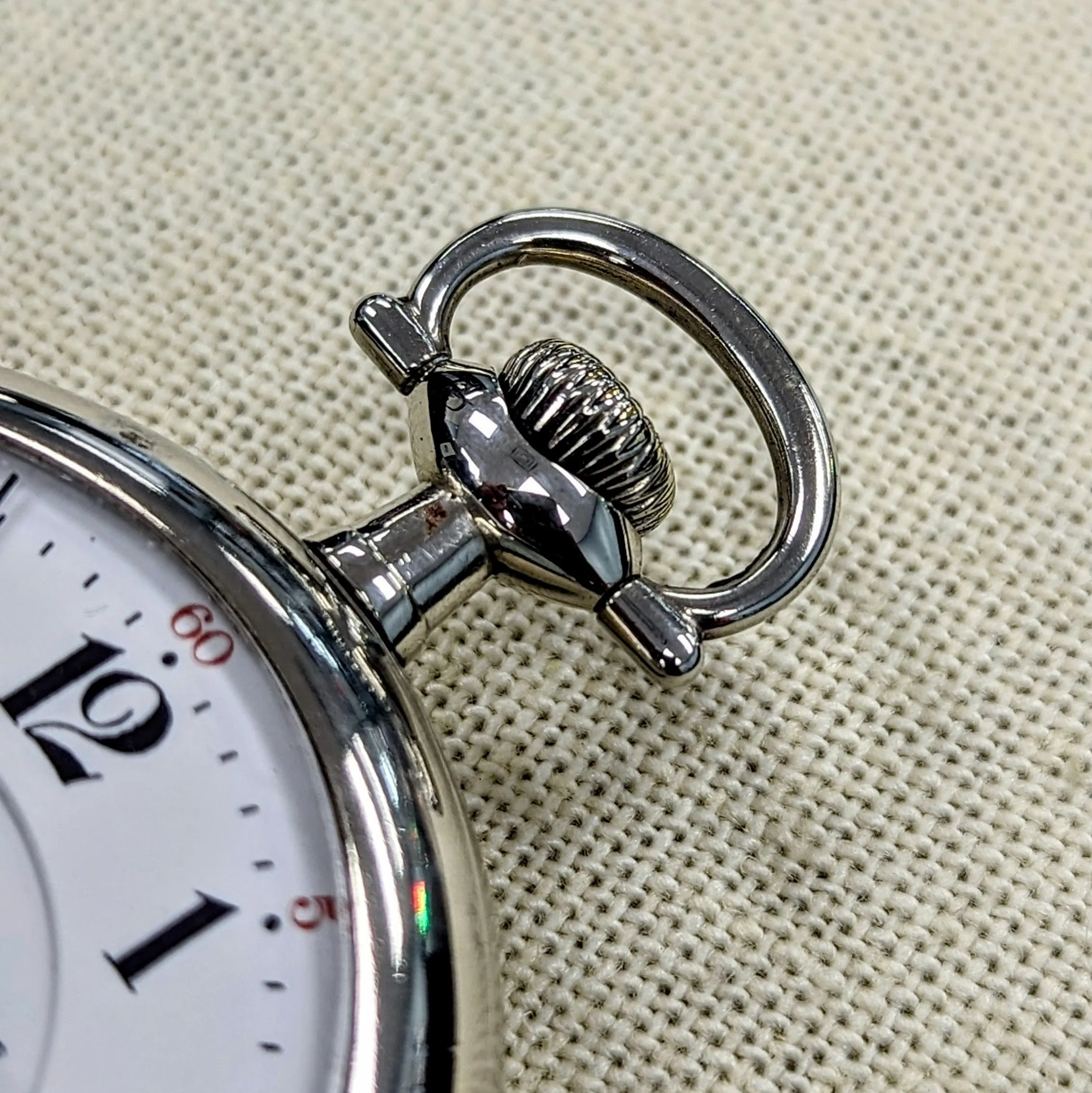 1910 ROCKFORD Watch Co. Pocket Watch 18s Grade 935 Lever Set 17 Jewels - Openface Display Back