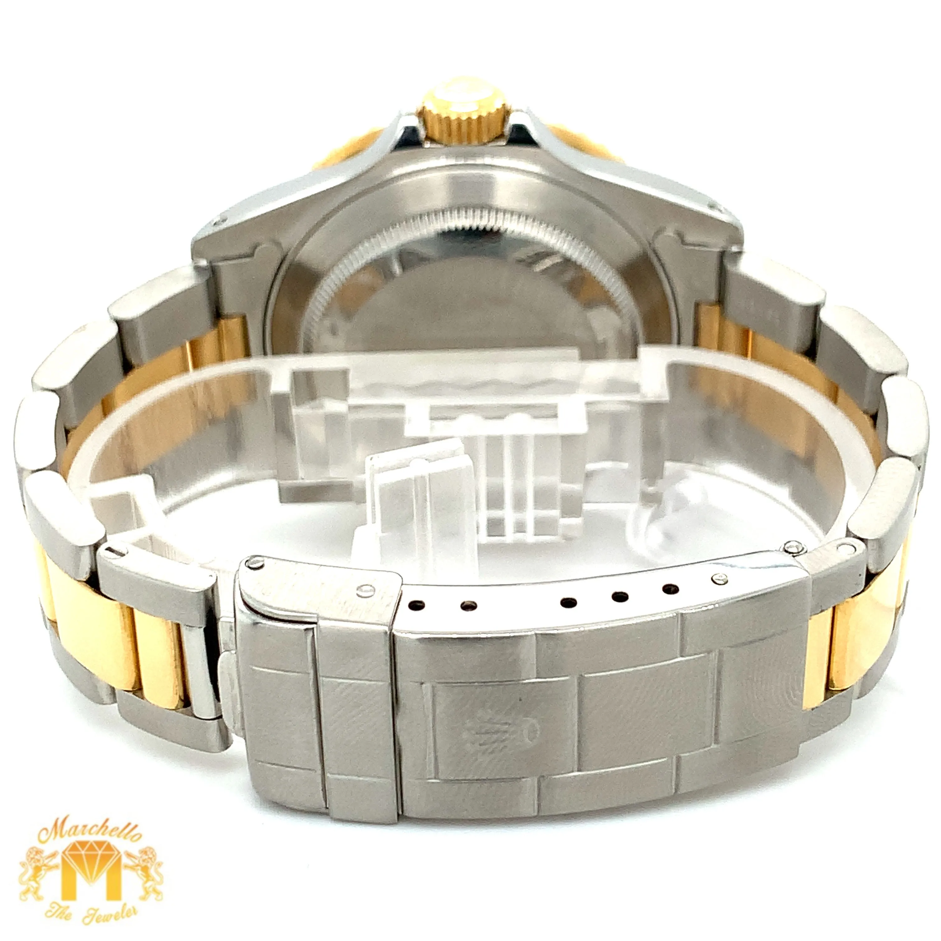 40mm Submariner Rolex Watch with Two-tone Oyster Band