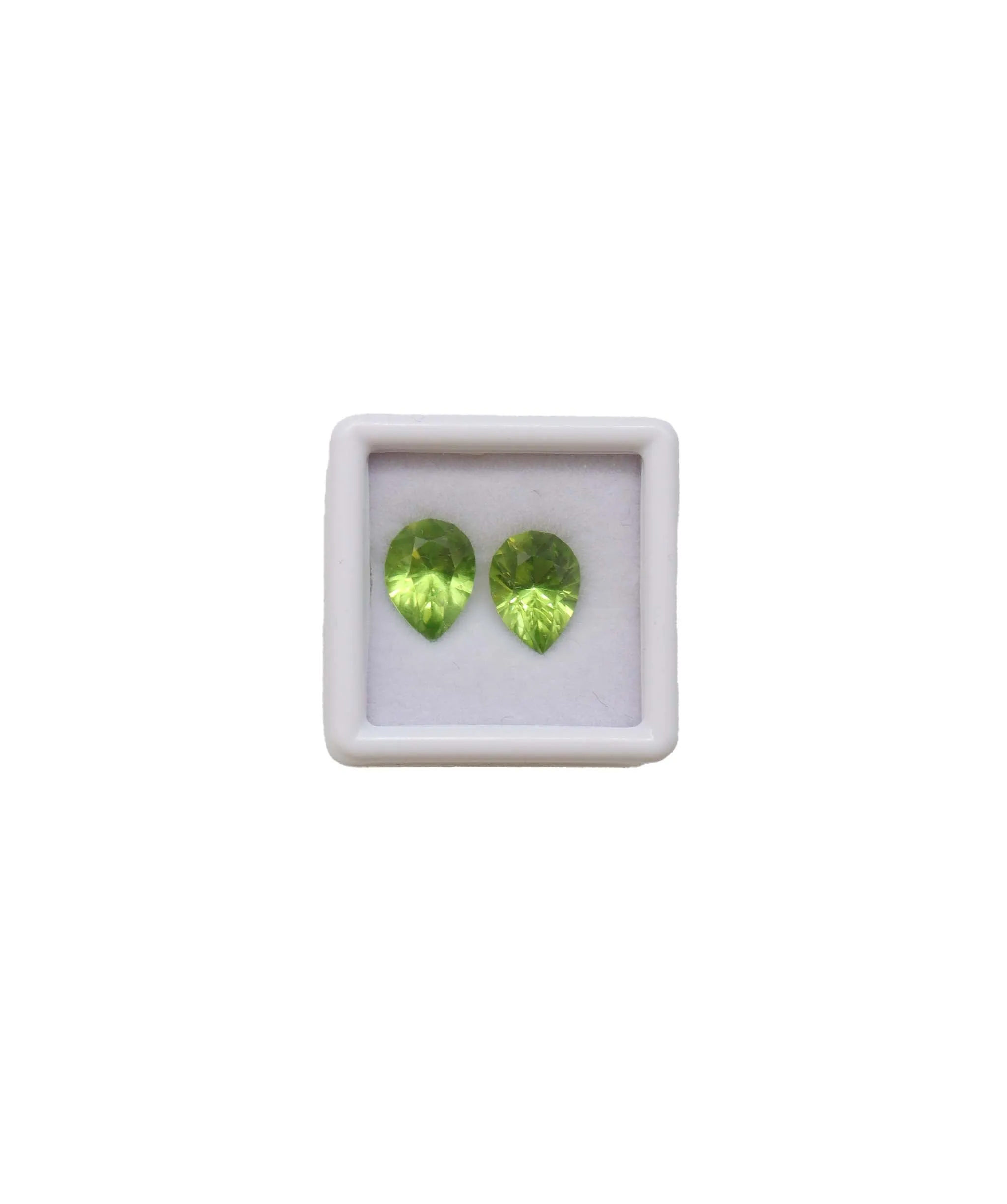 5.00ct PERIDOT Pear shape PAIR (2.40ct/2.60ct) DXBD0002