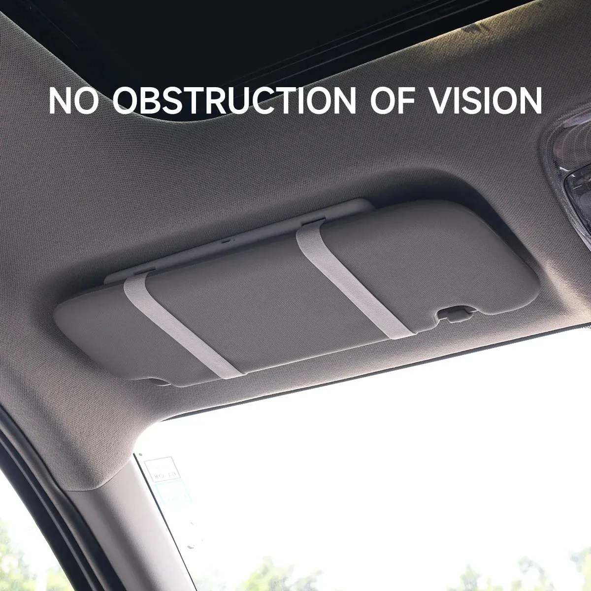 Adjustable Car Led Makeup Mirror Touchscreen Dimmable Sun Visor Plate
