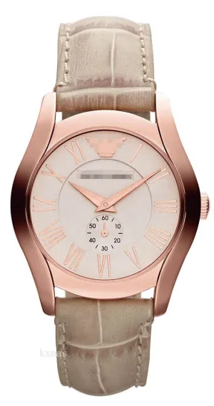 Affordable And Stylish Leather 18 mm Watches Strap AR1670_K0017174