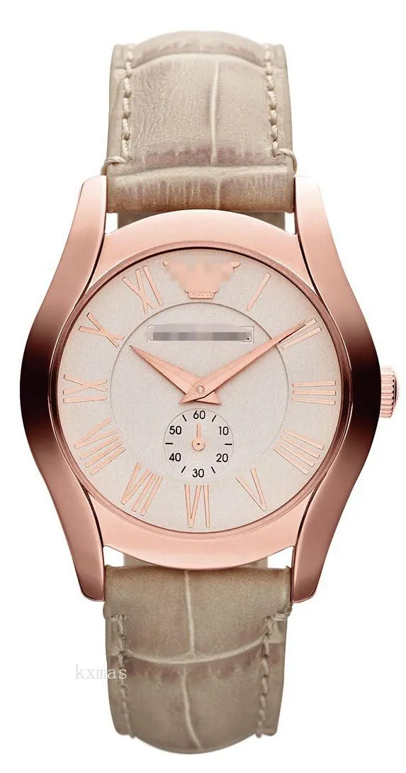 Affordable And Stylish Leather 18 mm Watches Strap AR1670_K0017174