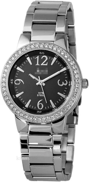 Affordable Stylish Stainless Steel Watches Band 48-S0800A-BK_K0007762