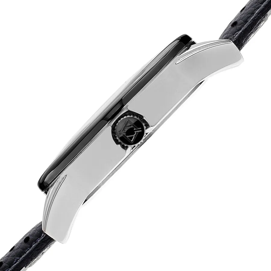 Akribos Xxiv Perforated Strap Black Dial Men's Watch AK1048SSBK