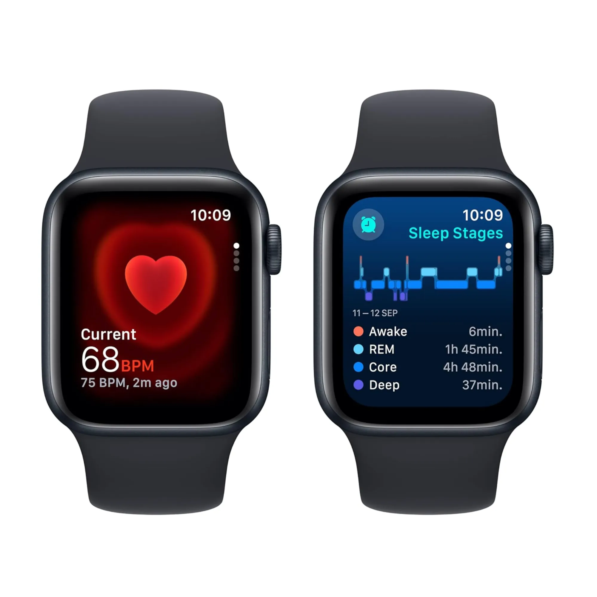 Apple Watch SE 2nd Gen GPS 40mm Midnight Aluminium Case (Refurbished Grade-C)