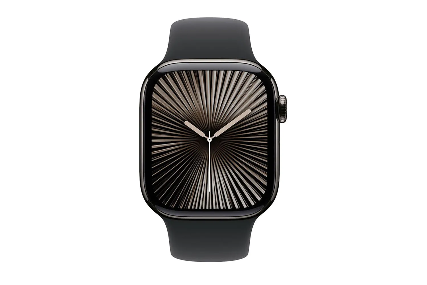 Apple Watch Series 10 GPS   Cellular | 42mm | Slate Titanium Case with Black Sport Band S/M