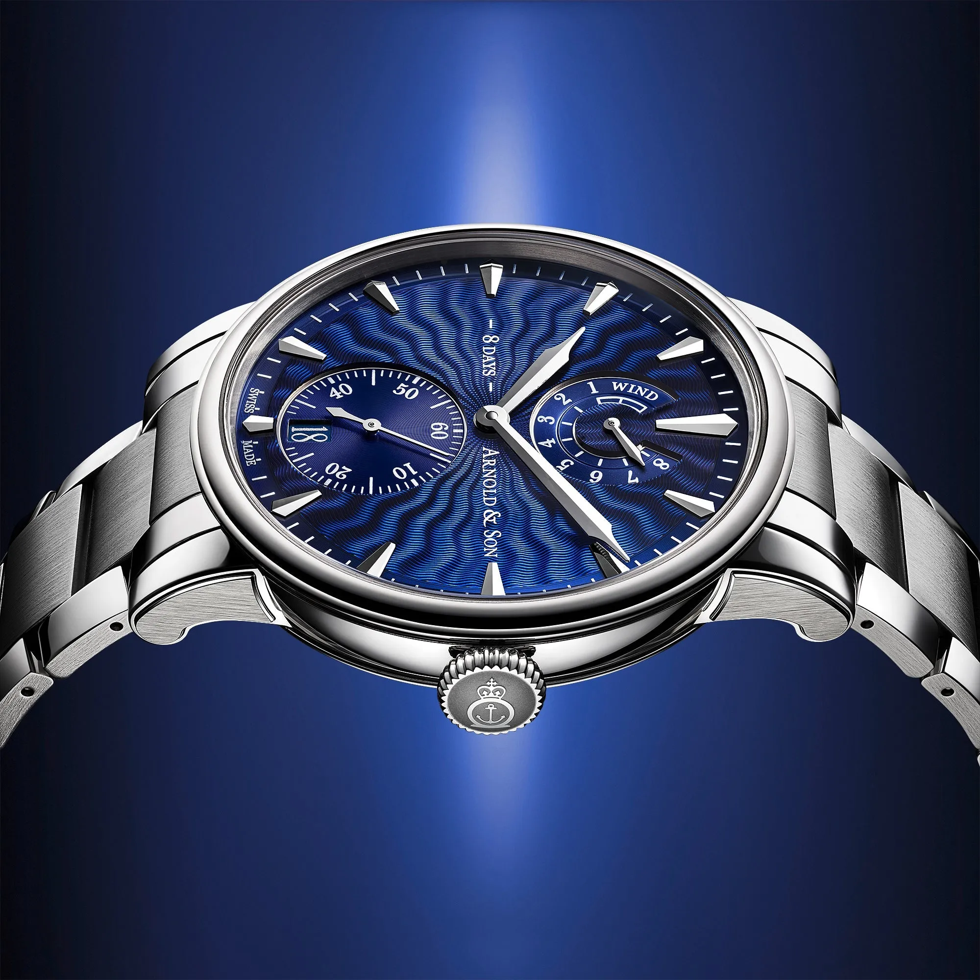 Arnold & Son Watch Eight-Day Royal Navy Blue