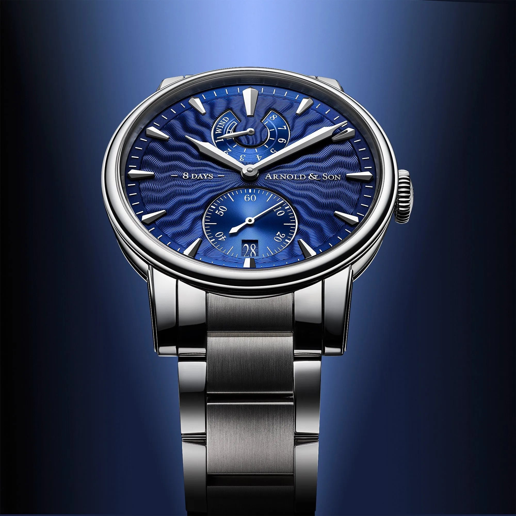 Arnold & Son Watch Eight-Day Royal Navy Blue