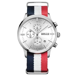BAOGELA 1611 Men's Luminous Chronograph Calendar Quartz Watch with Small Three Hands