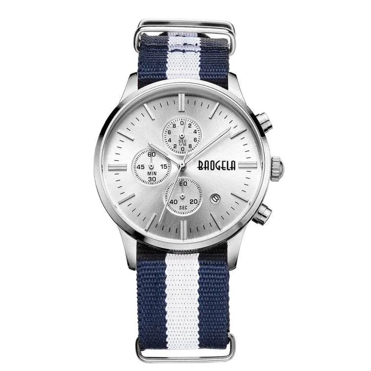 BAOGELA 1611 Men's Luminous Chronograph Calendar Quartz Watch with Small Three Hands