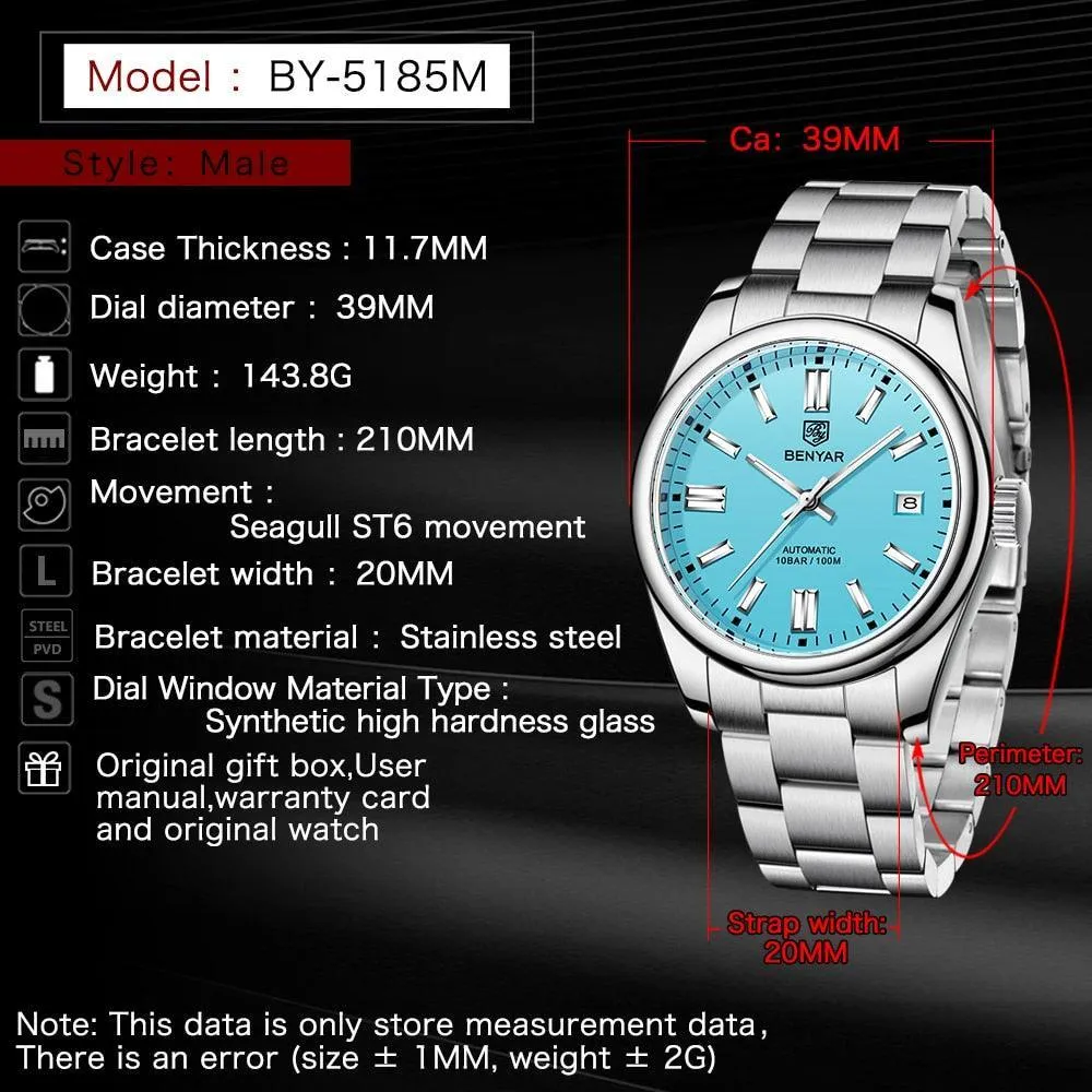 Benyar Oyster Perpetual Homage Watches