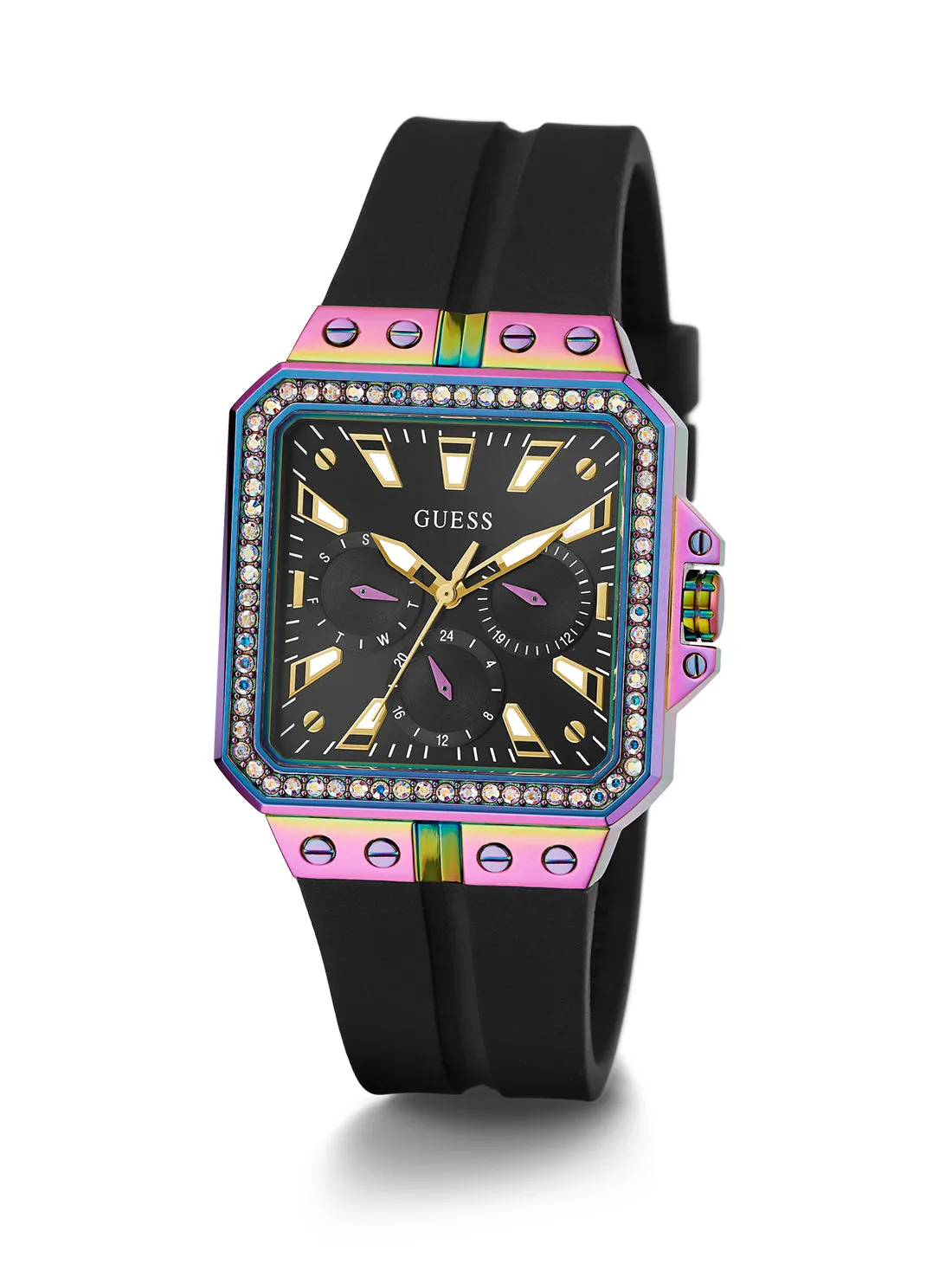 Black Iridescent Libra Glitz Watch