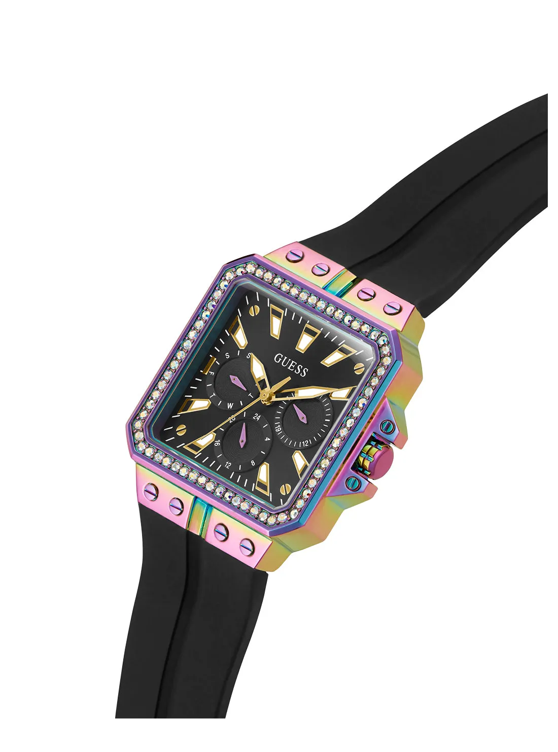 Black Iridescent Libra Glitz Watch
