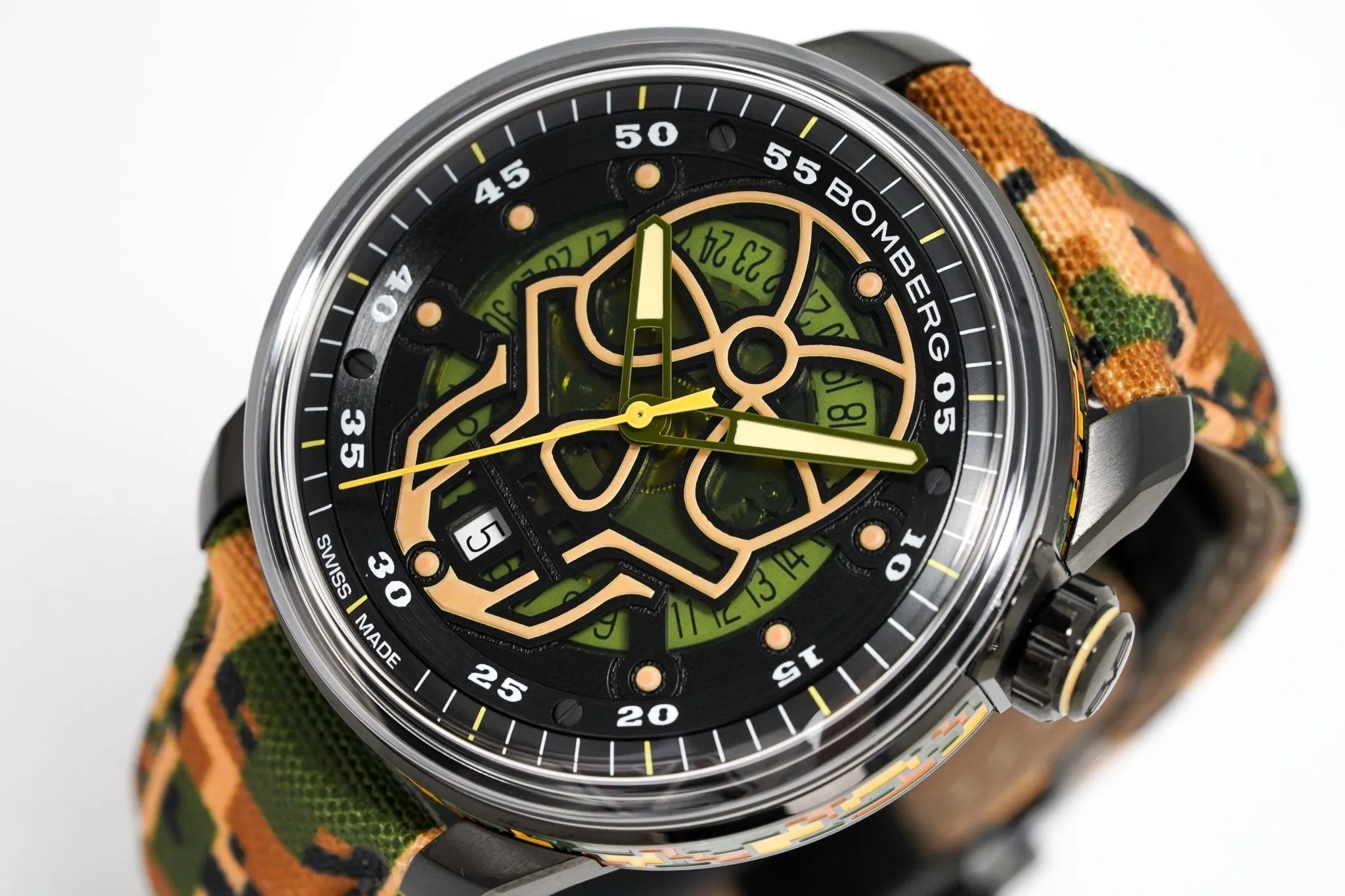 Bomberg Watch BB-01 Automatic Limited Edition Military Skull CT43APBA.23-4.11