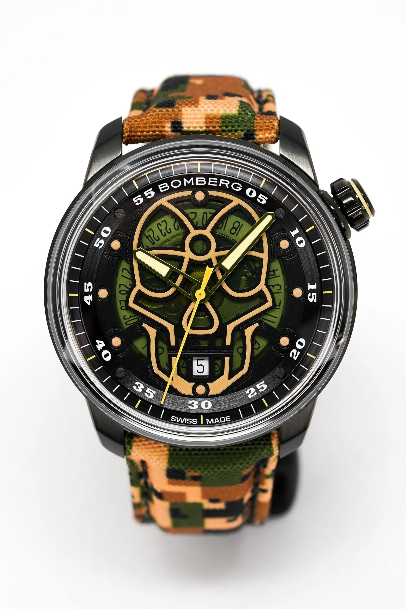 Bomberg Watch BB-01 Automatic Limited Edition Military Skull CT43APBA.23-4.11