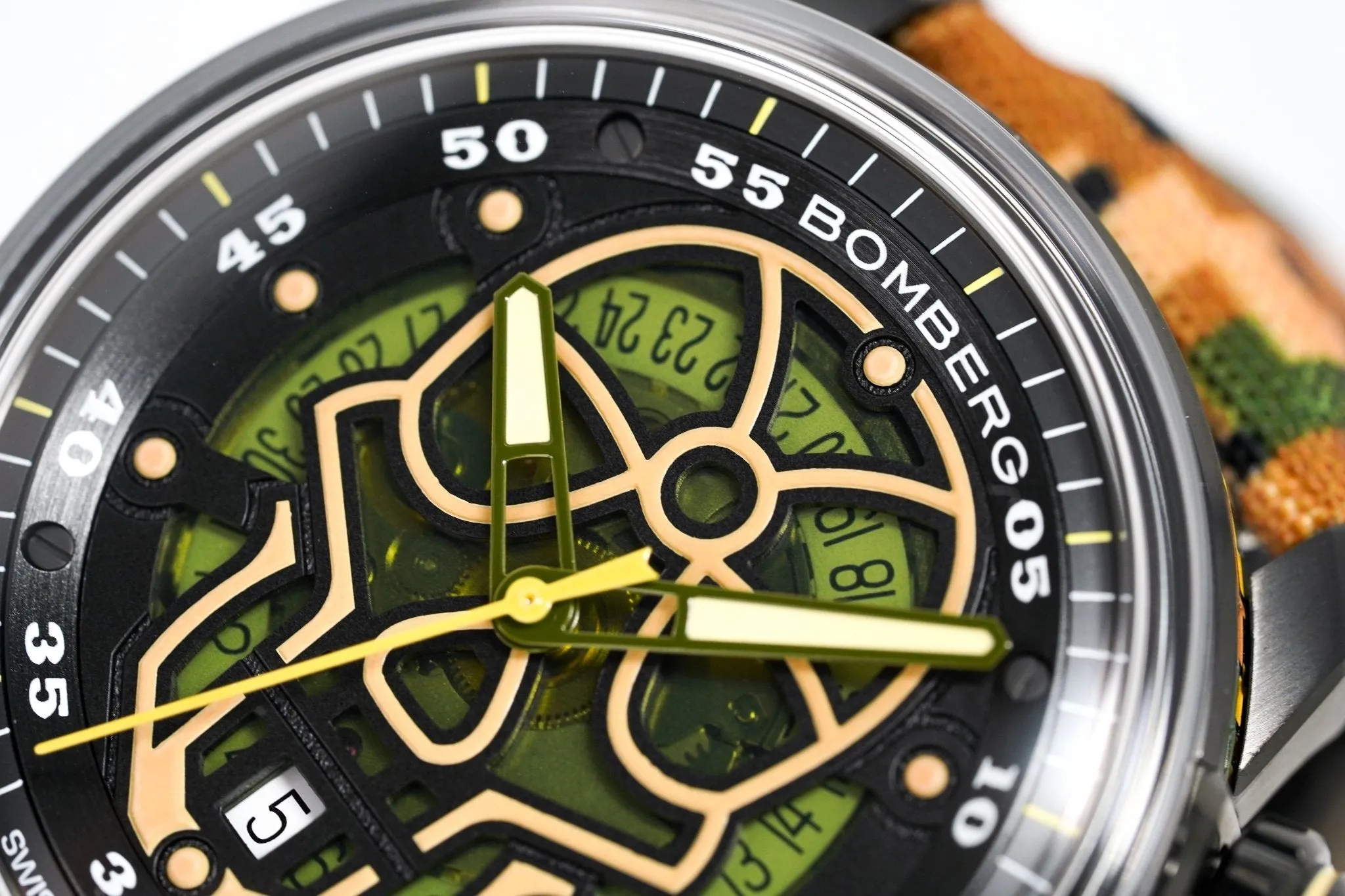 Bomberg Watch BB-01 Automatic Limited Edition Military Skull CT43APBA.23-4.11