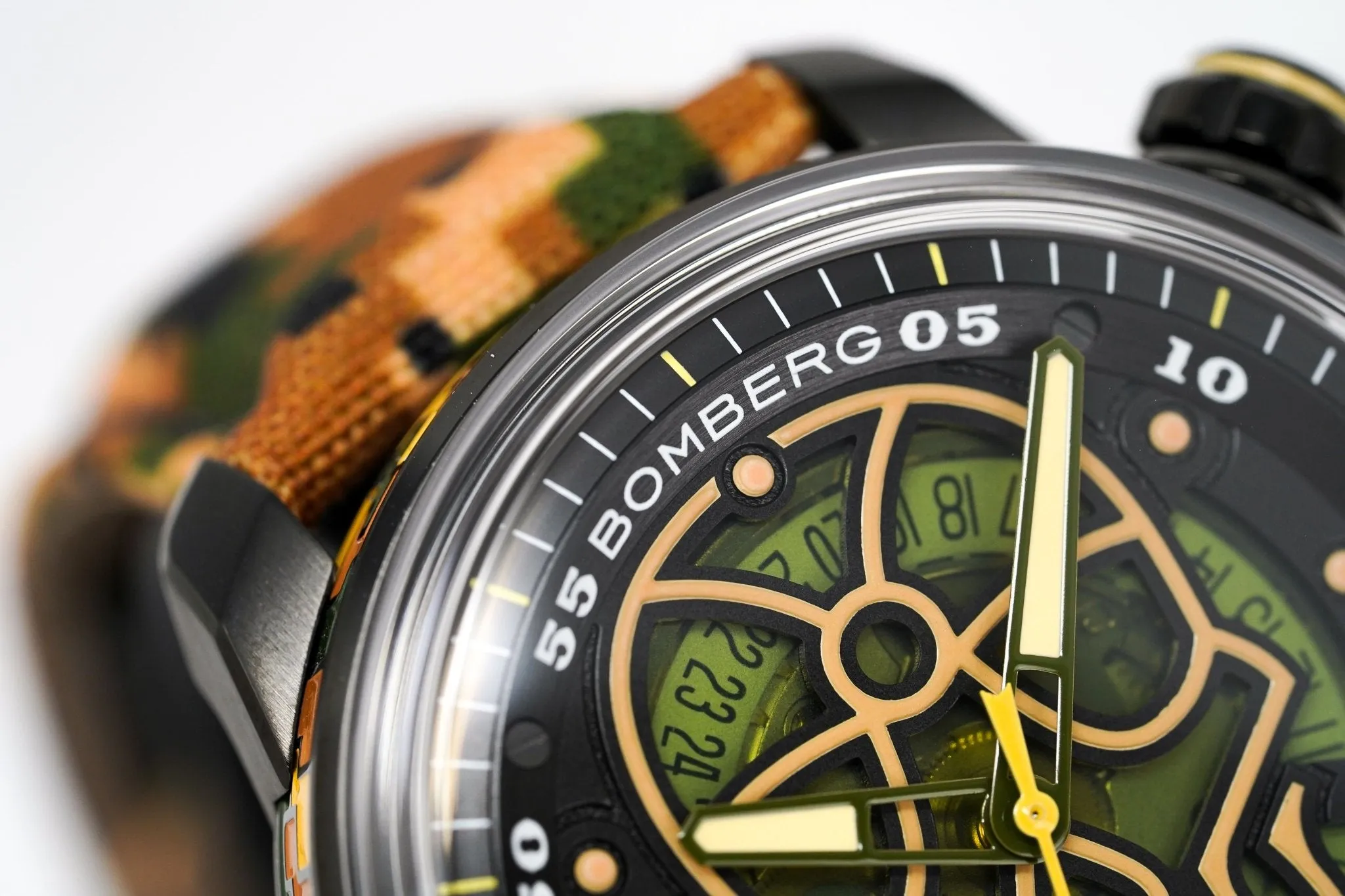 Bomberg Watch BB-01 Automatic Limited Edition Military Skull CT43APBA.23-4.11