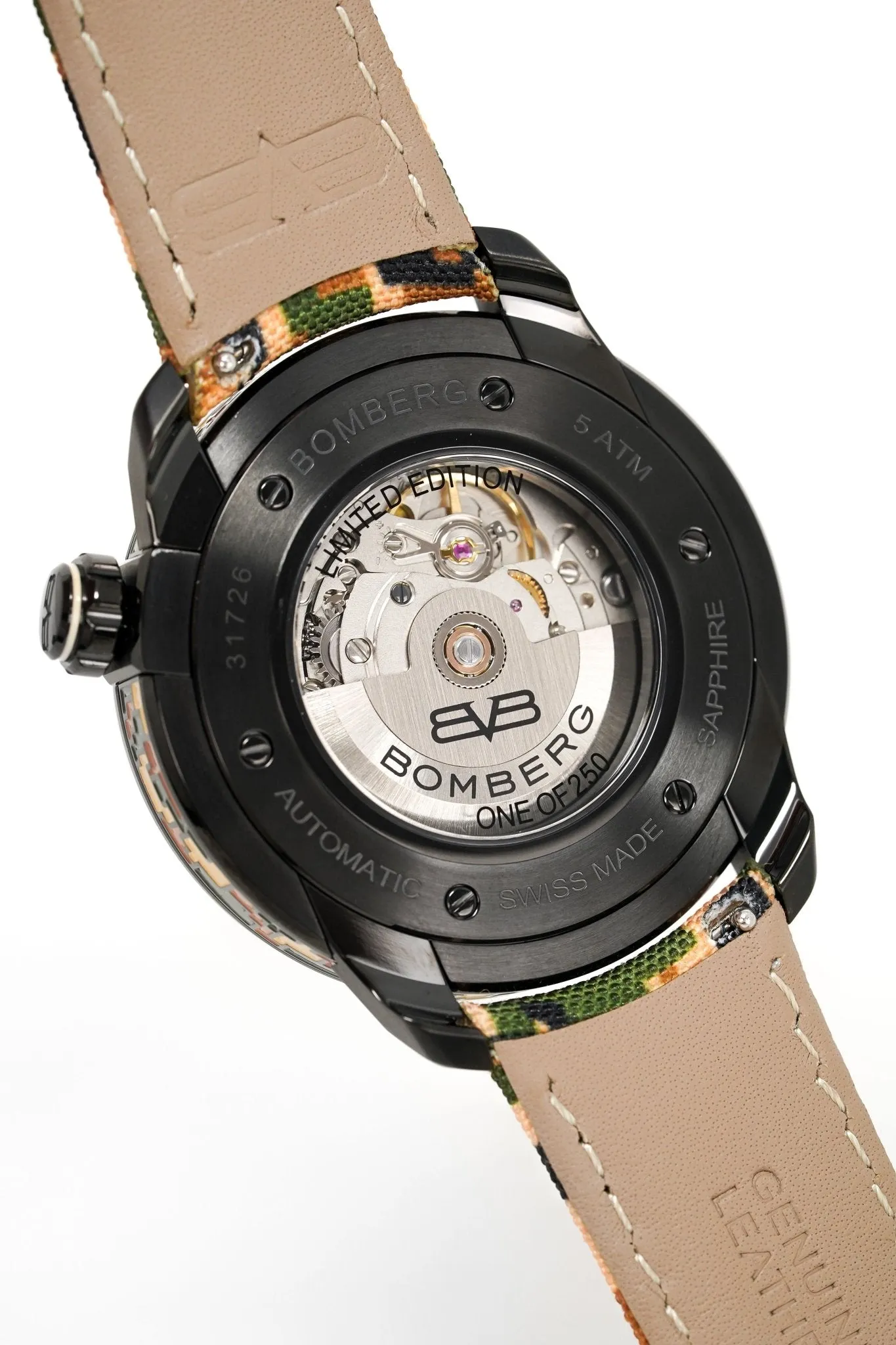 Bomberg Watch BB-01 Automatic Limited Edition Military Skull CT43APBA.23-4.11