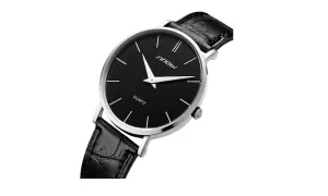 Branded Ultra Slim Sport Leather Watch For Woman