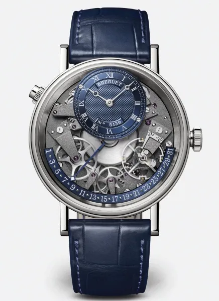 Breguet Tradition Retrograde Date 18kt White Gold Men's Watch