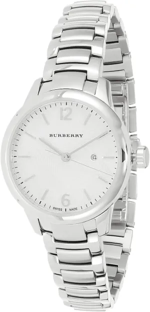 Burberry The Classic Check Silver Women's Watch BU10108
