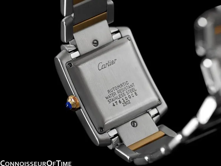 Cartier Tank Francaise Mens Large Size, Automatic - Stainless Steel & 18K Gold - W51005Q4