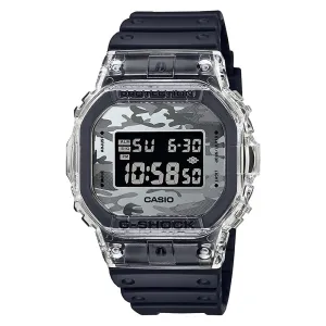 Casio Women's Camouflage Dial Black Resin Band G-Shock Digital JQuartz Watch - DW-5600SKC-1CR