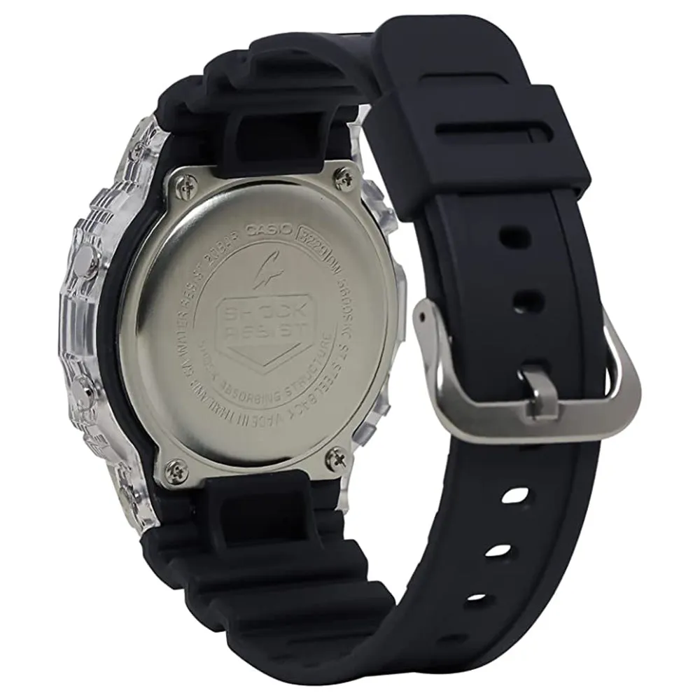 Casio Women's Camouflage Dial Black Resin Band G-Shock Digital JQuartz Watch - DW-5600SKC-1CR