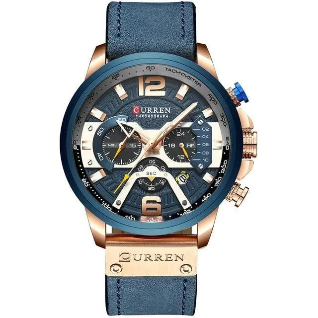 Casual Sport Watches - Military Grade Leather Wrist Watch