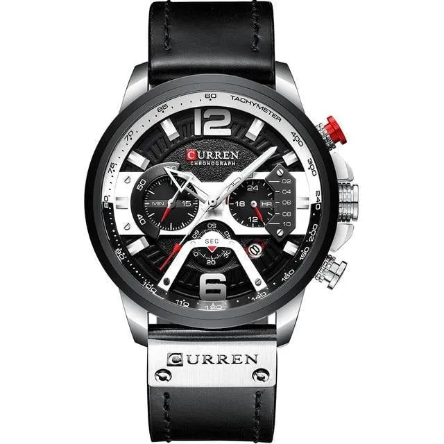 Casual Sport Watches - Military Grade Leather Wrist Watch