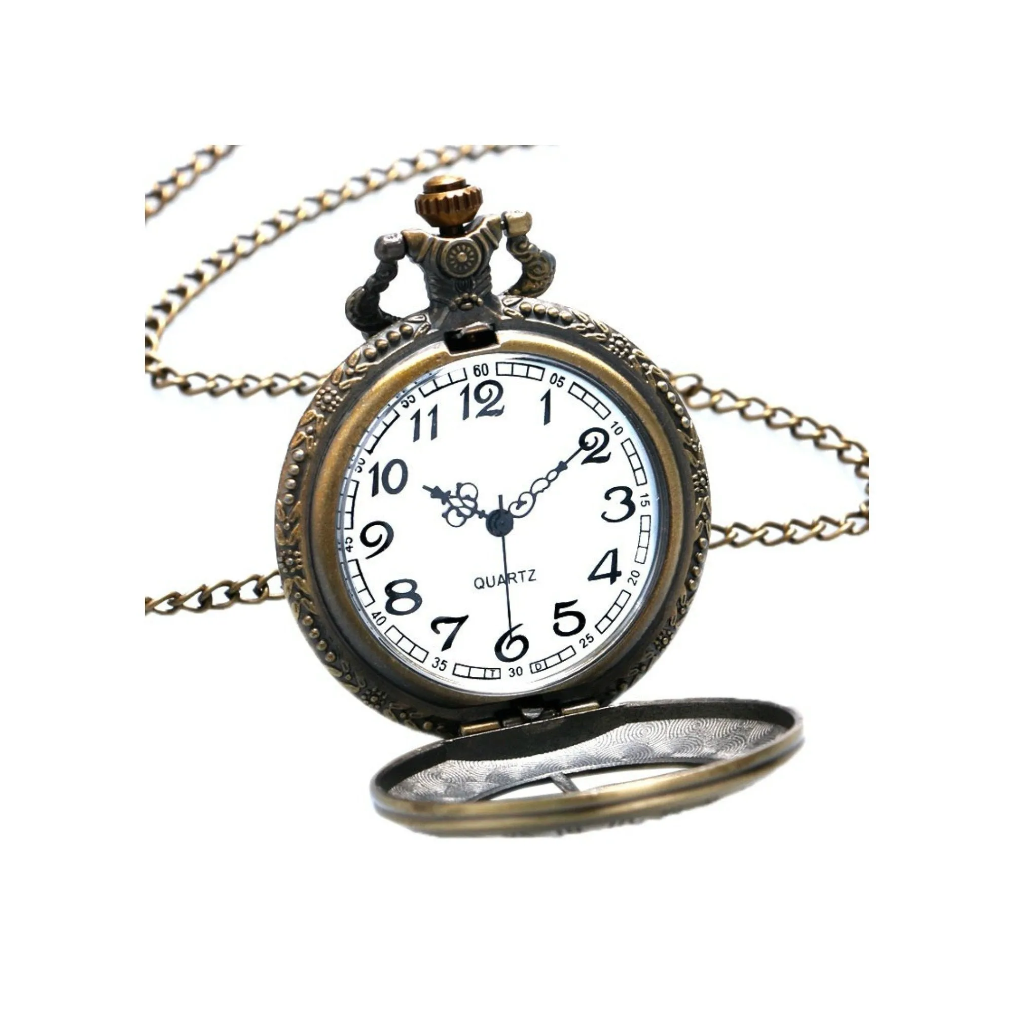 Celestial Zodiac Symbols Quartz Pocket Watch