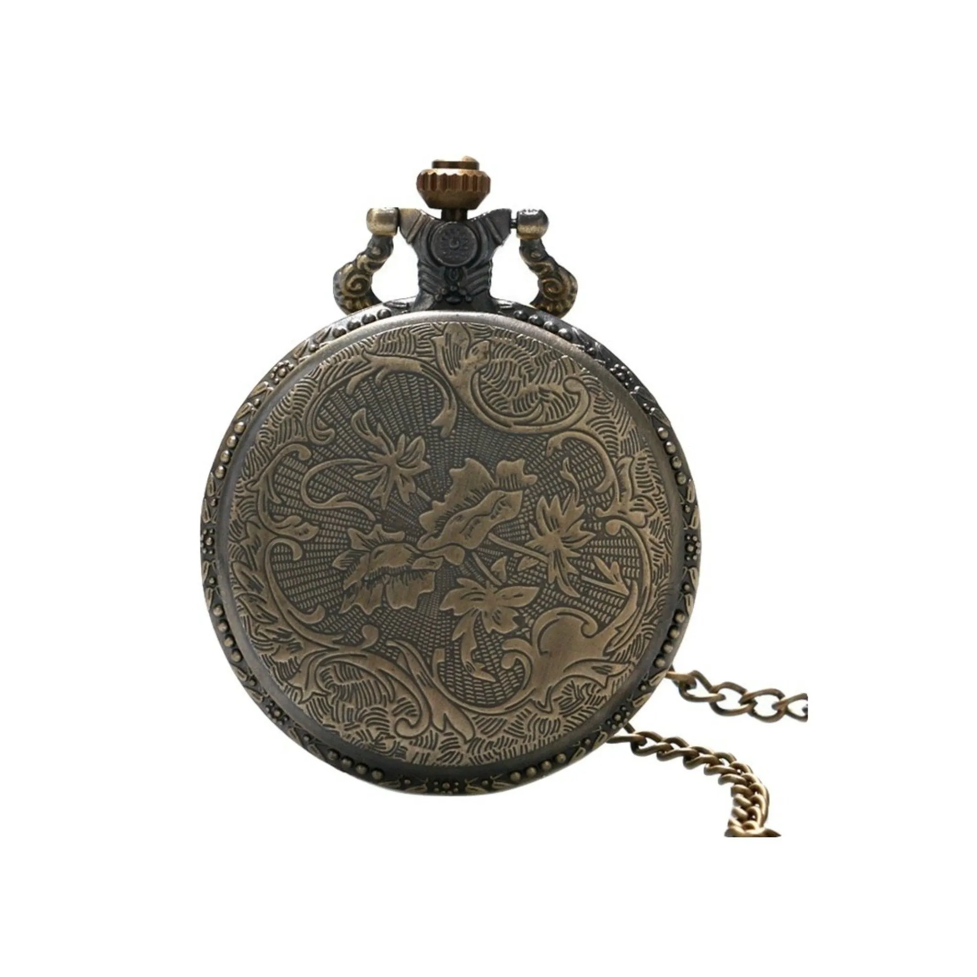 Celestial Zodiac Symbols Quartz Pocket Watch