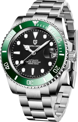 CEYADG Pagani Design Watches for Men Japan NH35 Movement Automatic Watch 40mm Stainless Steel Diver Waterproof Sapphire Crystal Sport Mens Watches