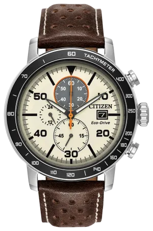 Citizen Brycen CA0649-06X Stainless Steel Leather strap