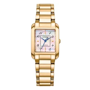 Citizen Eco-Drive 21.5 mm Size Mother of Pearl Dial Women Analog Watch - EW5603-89Y