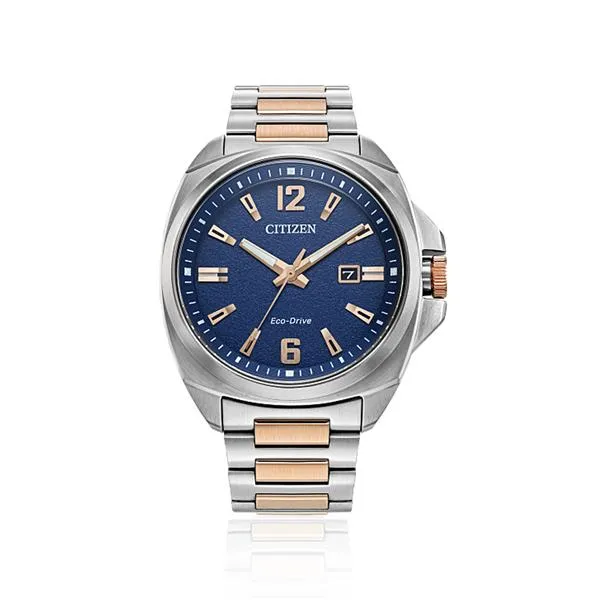 Citizen Eco-Drive Endicott Two-Tone Navy Face Watch
