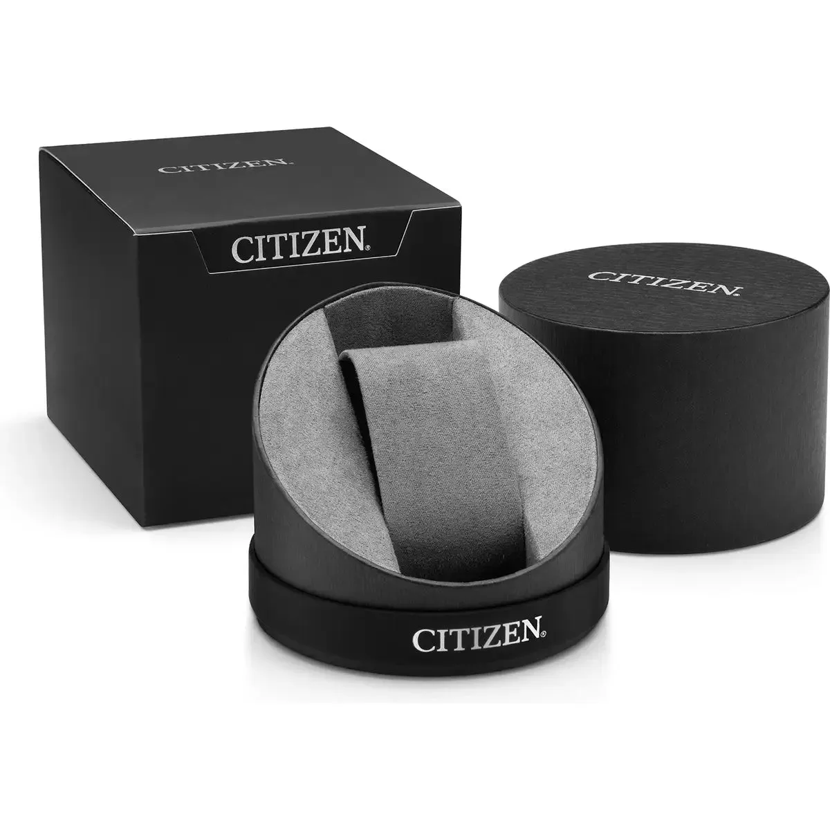Citizen Eco-Drive Mens Strap White Dial Watch