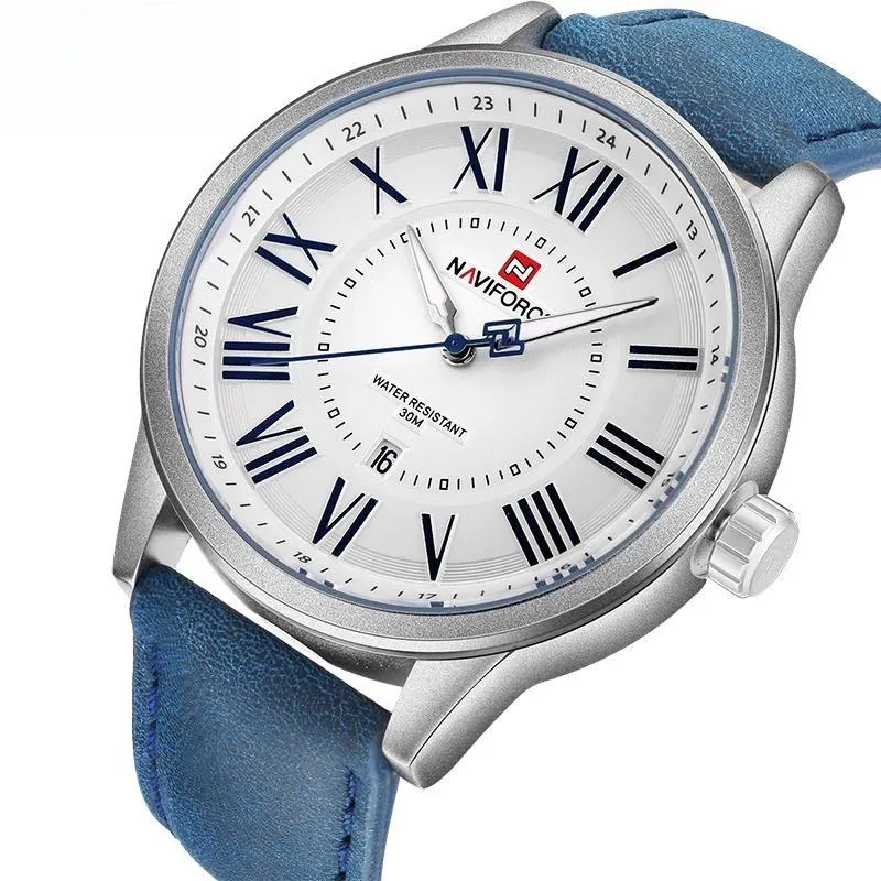Classic Fashion Men's Watches Business Quartz Calendar Male Wristwatch