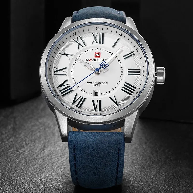 Classic Fashion Men's Watches Business Quartz Calendar Male Wristwatch