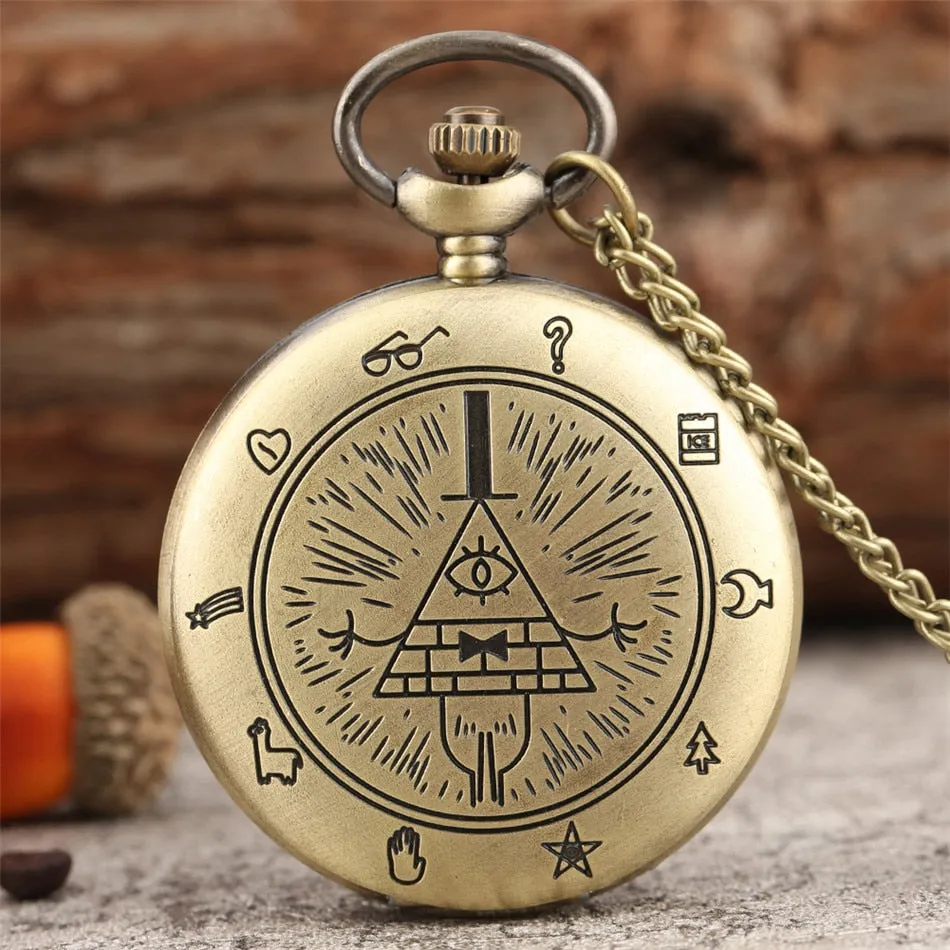 Classic  Quartz Pocket Watches Retro Necklace Watches