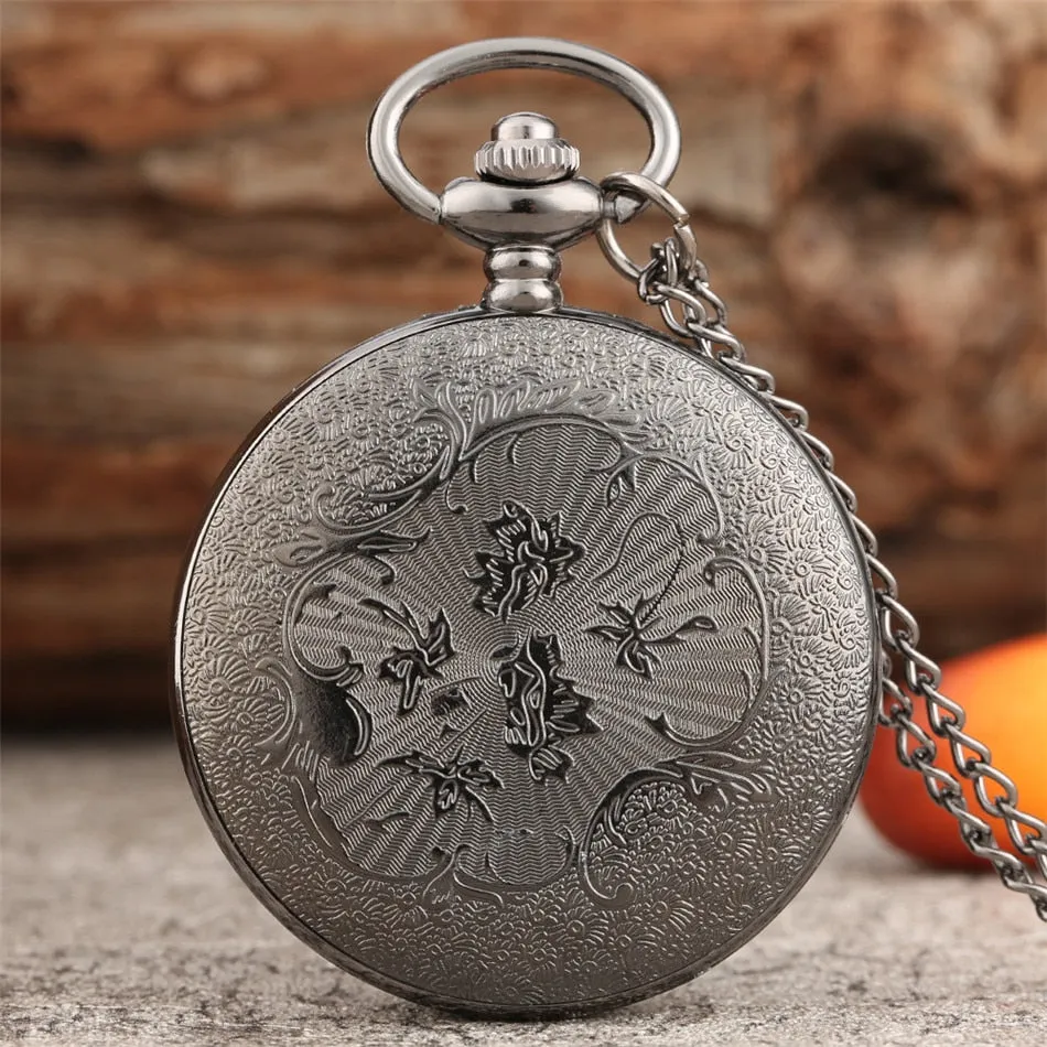 Classic  Quartz Pocket Watches Retro Necklace Watches