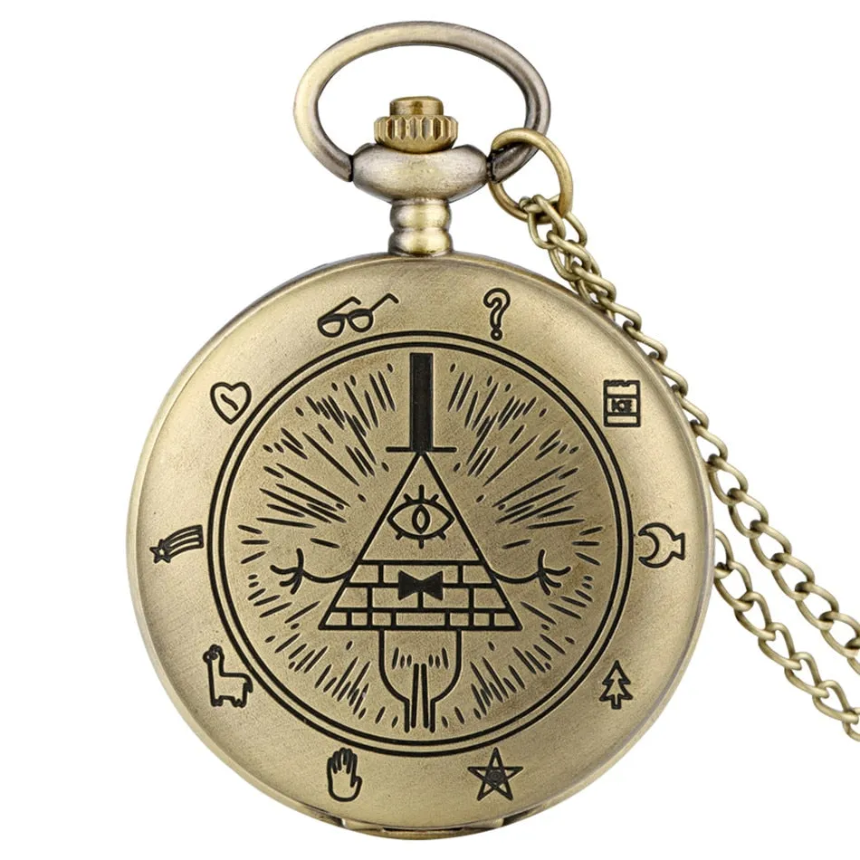 Classic  Quartz Pocket Watches Retro Necklace Watches