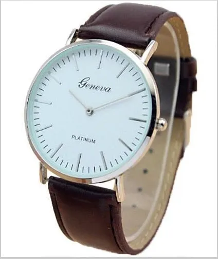 Classic Quartz Wristwatch Luminous Men belt Watches