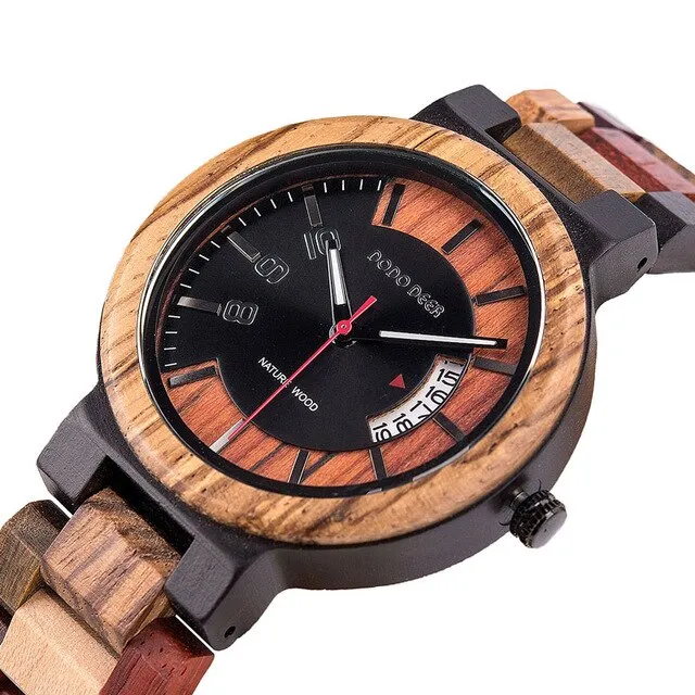 Classic Wooden Wristwatch