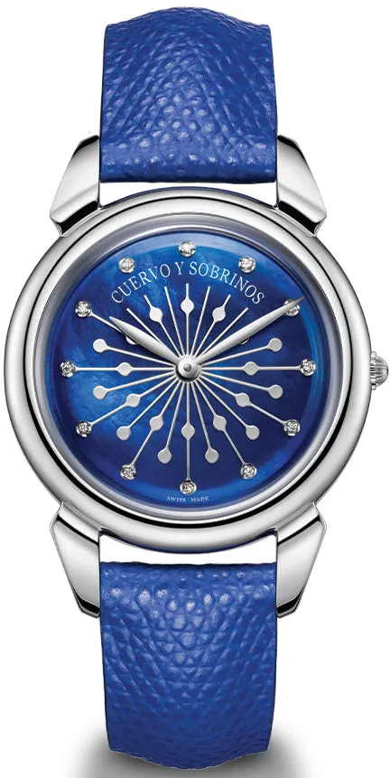 Cuervo y Sobrinos Watch Senora Sol Y Estrellas