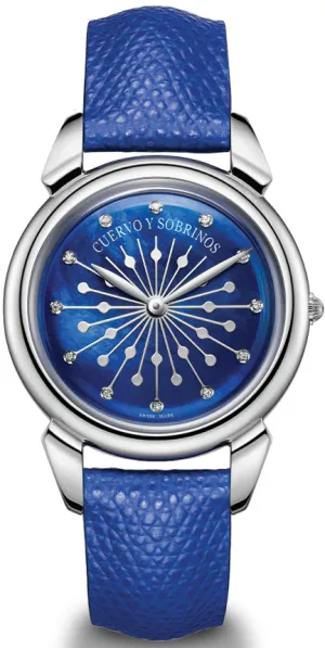 Cuervo y Sobrinos Watch Senora Sol Y Estrellas